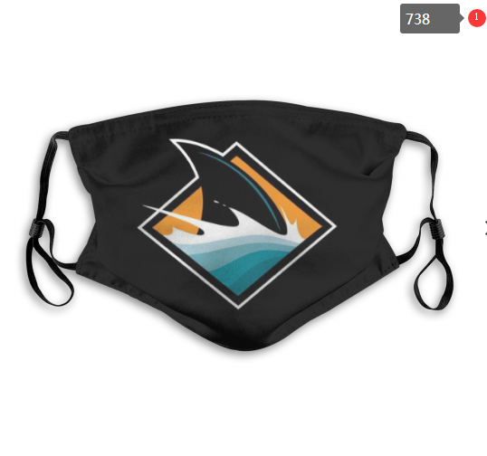 NHL San Jose Sharks #13 Dust mask with filter->nba dust mask->Sports Accessory